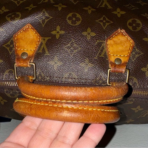❤️Louis Vuitton 35 Monogram Speedy Hand Boston Bag Old Model #2 - Picture 9 of 12
